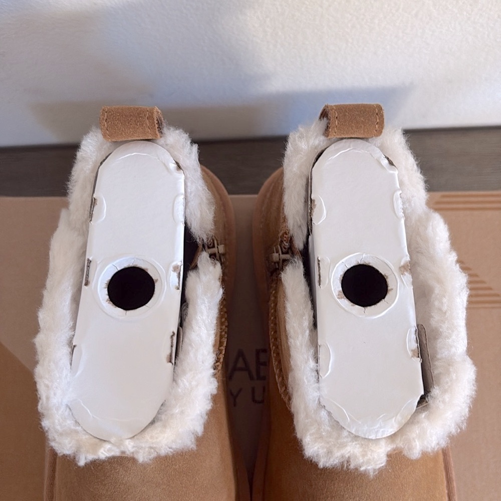 NIB [Koolaburra By UGG] Koola Ultra Mini Brown Winter Boots Women’s/Big Kids 5 - Picture 7 of 13